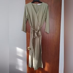 Women's Olive green Elizabeth and James one piece pant size XL